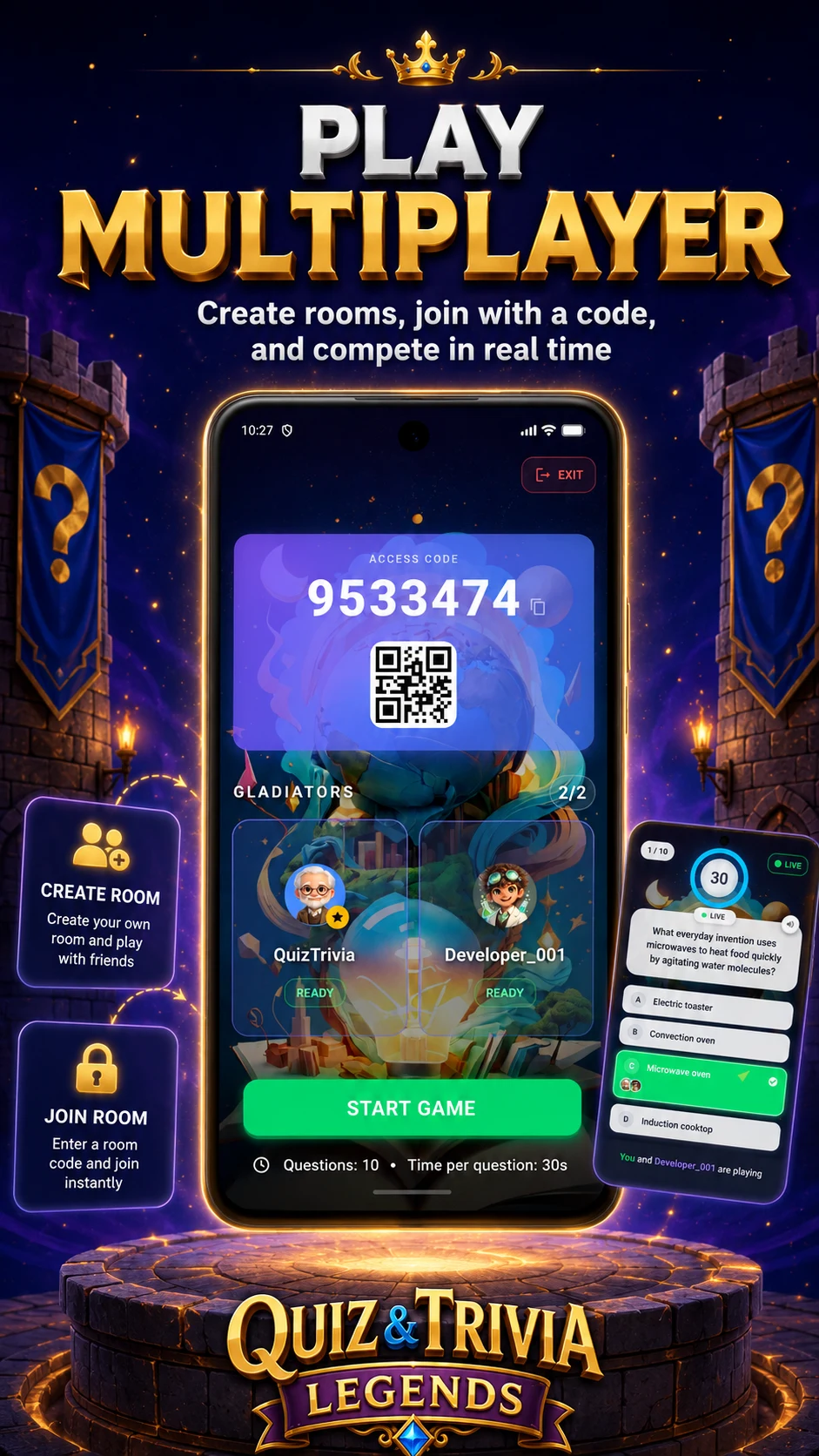 Quiz & Trivia Legends screenshot